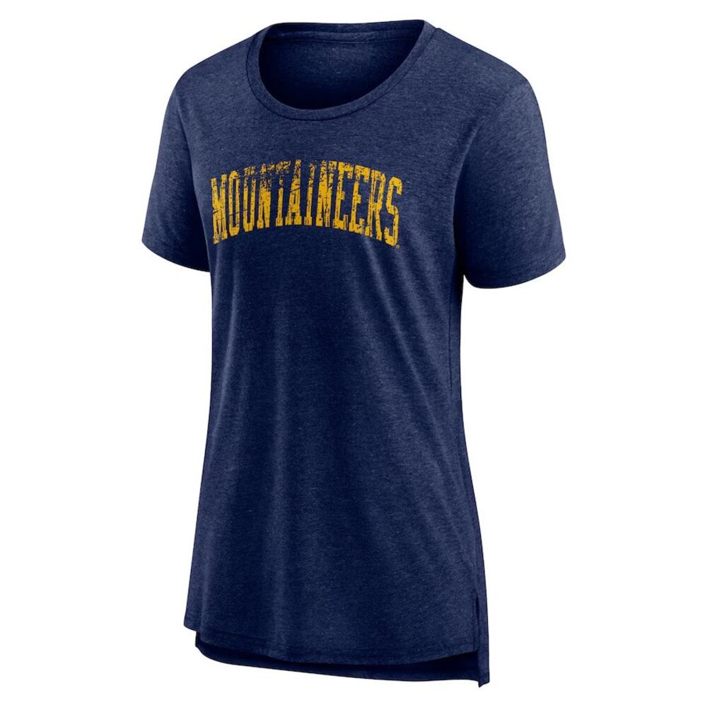 NWOT! Fanatics West Virginia Mountaineers Tri-Blend T-Shirt - Size 2XL - Picture 2 of 6